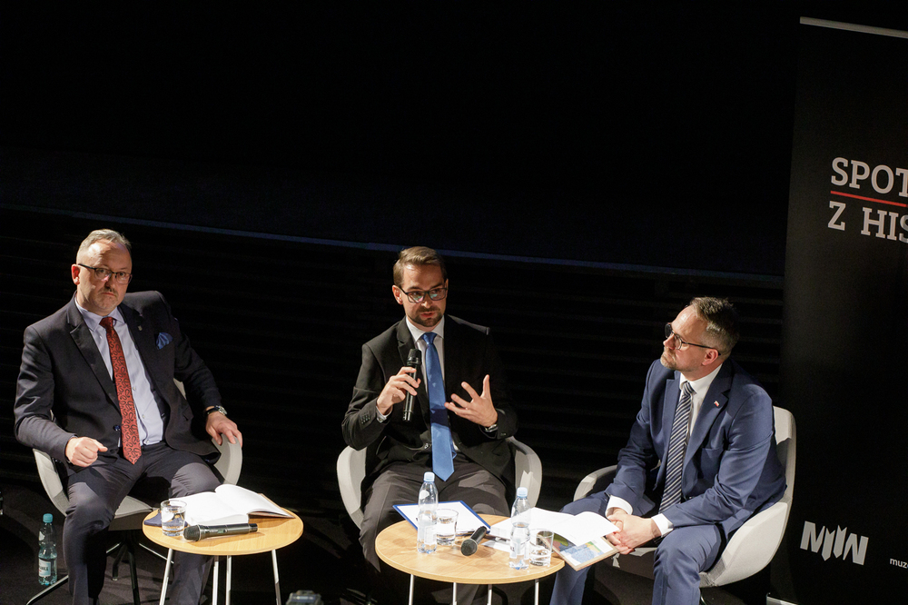 Promocja publikacji dr. M.J. Mazurkiewicza „Ludobójstwo Niemiec na narodzie polskim (1939–1945). Studium historycznoprawne” – Gdańsk, 7 października 2021. Fot. Karolina Dembek (Muzeum II Wojny Światowej)