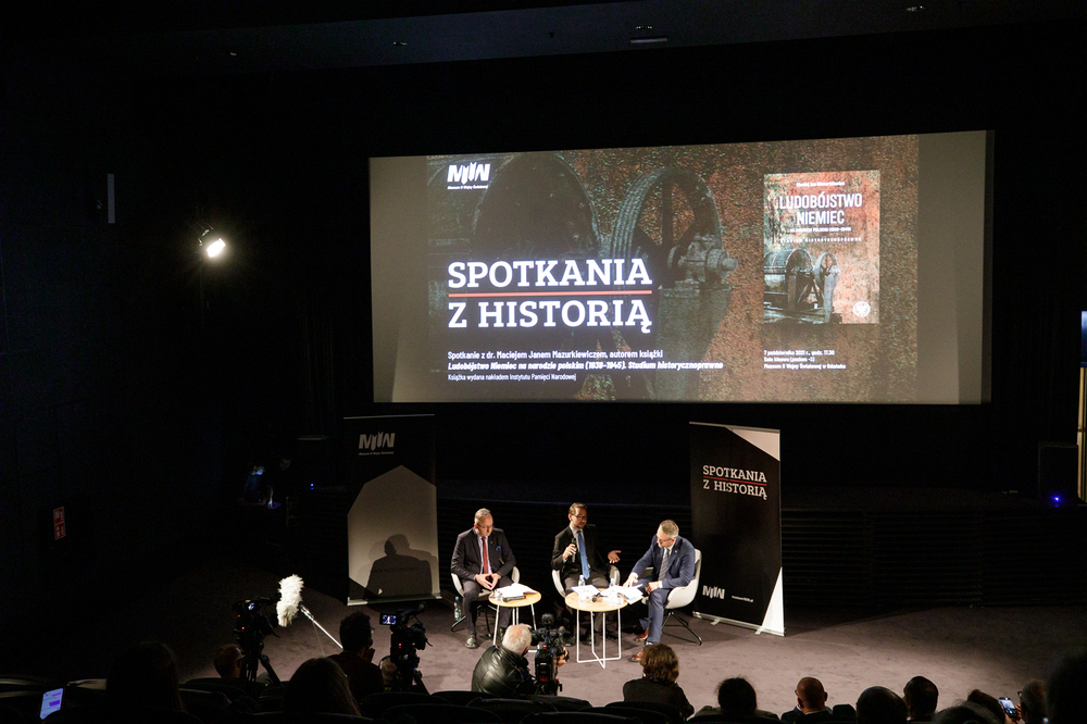 Promocja publikacji dr. M.J. Mazurkiewicza „Ludobójstwo Niemiec na narodzie polskim (1939–1945). Studium historycznoprawne” – Gdańsk, 7 października 2021. Fot. Karolina Dembek (Muzeum II Wojny Światowej)