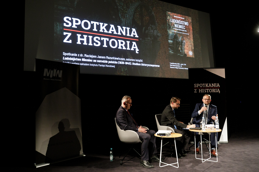 Promocja publikacji dr. M.J. Mazurkiewicza „Ludobójstwo Niemiec na narodzie polskim (1939–1945). Studium historycznoprawne” – Gdańsk, 7 października 2021. Fot. Karolina Dembek (Muzeum II Wojny Światowej)