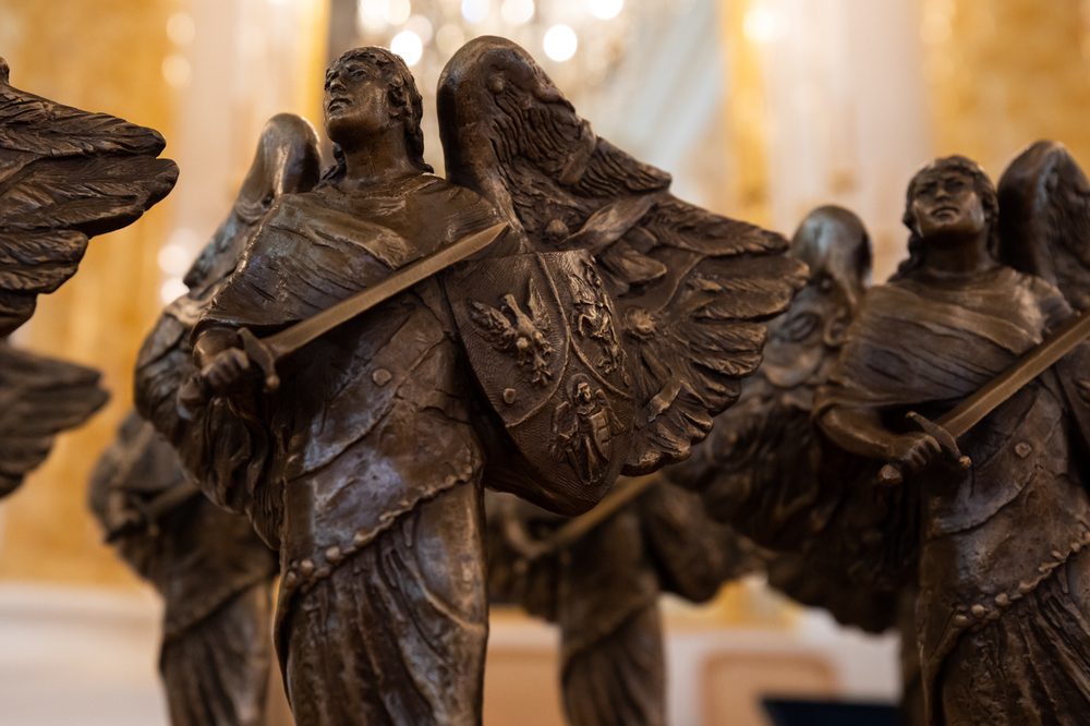 Statuetka „Semper Fidelis” – Warszawa, 8 października 2021 roku. Fot. Mikołaj Bujak (IPN)