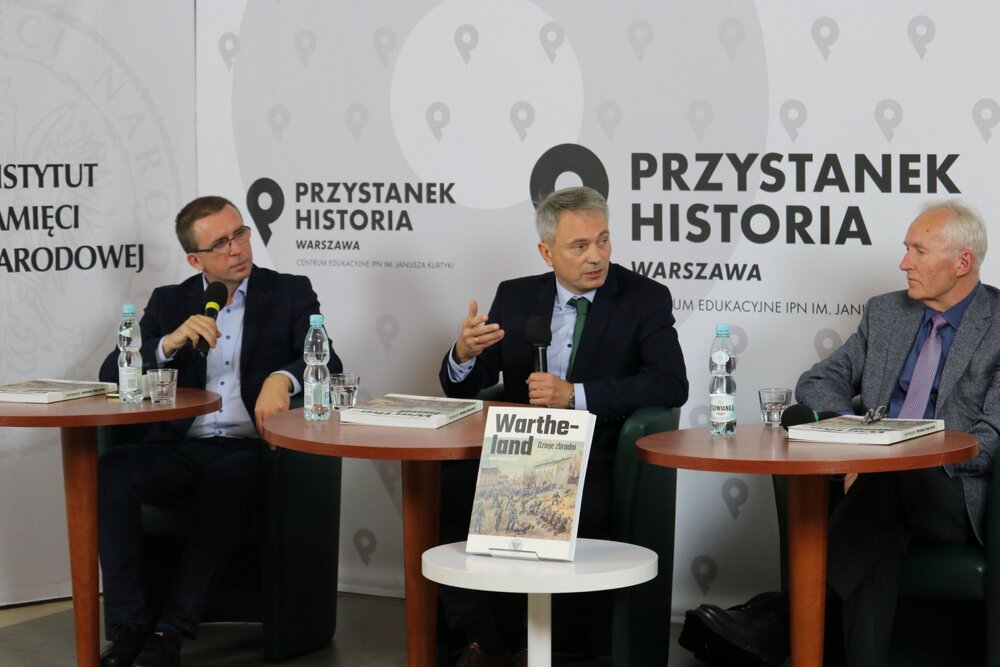 Dyskusja o książce „Wartheland. Dzieje zbrodni” – Warszawa, 8 października 2021. Fot. Aleksandra Wierzchowska (IPN)