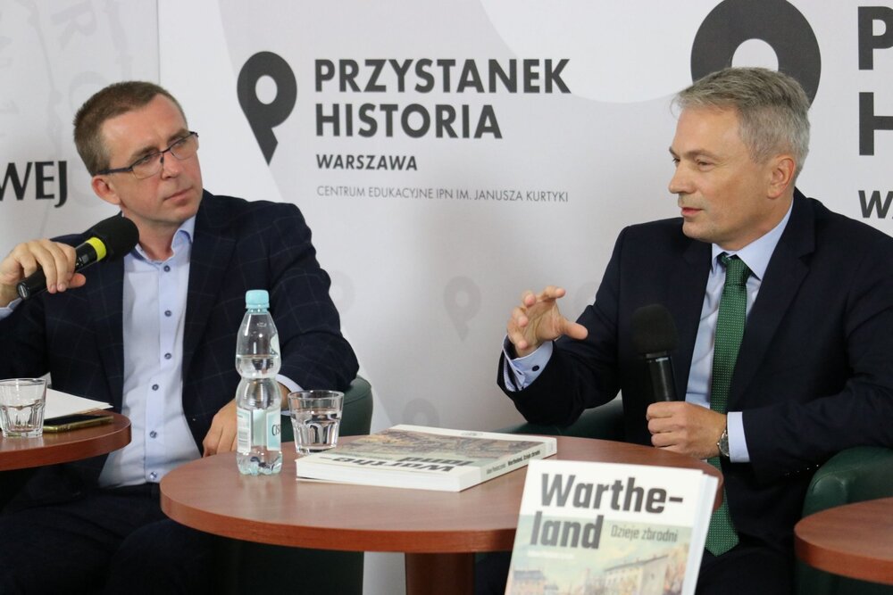 Dyskusja o książce „Wartheland. Dzieje zbrodni” – Warszawa, 8 października 2021. Fot. Aleksandra Wierzchowska (IPN)