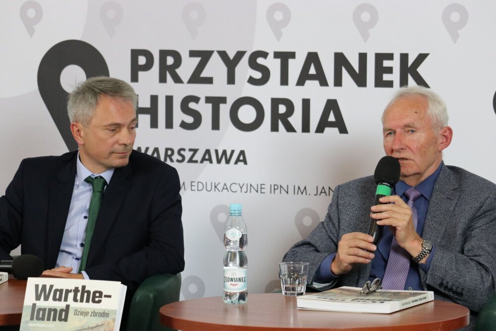 Dyskusja o książce „Wartheland. Dzieje zbrodni” – Warszawa, 8 października 2021. Fot. Aleksandra Wierzchowska (IPN)
