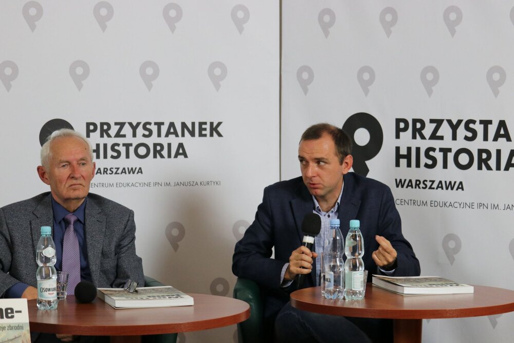 Dyskusja o książce „Wartheland. Dzieje zbrodni” – Warszawa, 8 października 2021. Fot. Aleksandra Wierzchowska (IPN)