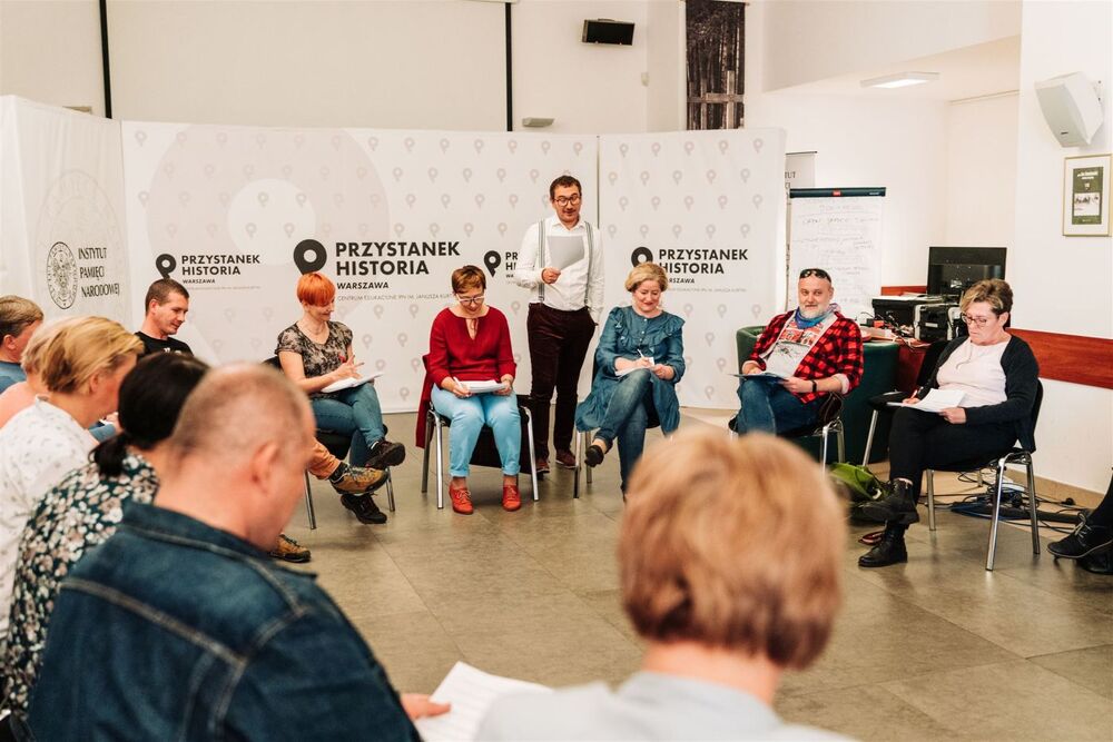 Warsztaty dla nauczycieli „BohaterON w Twojej szkole!” – Warszawa, 7–9 października 2021. Fot. Tomasz Tołłoczko