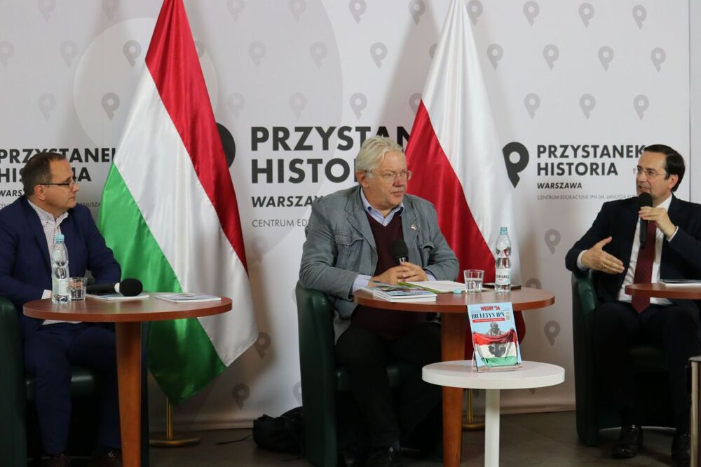 Dyskusja o rewolucji węgierskiej ’56 – 13 października 2021. Fot. Aleksandra Wierzchowska (IPN)