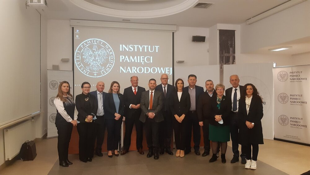 Wizyta delegacji z Albanii w IPN – 12-14 października 2021. Fot. Piotr Pastuszak (IPN)