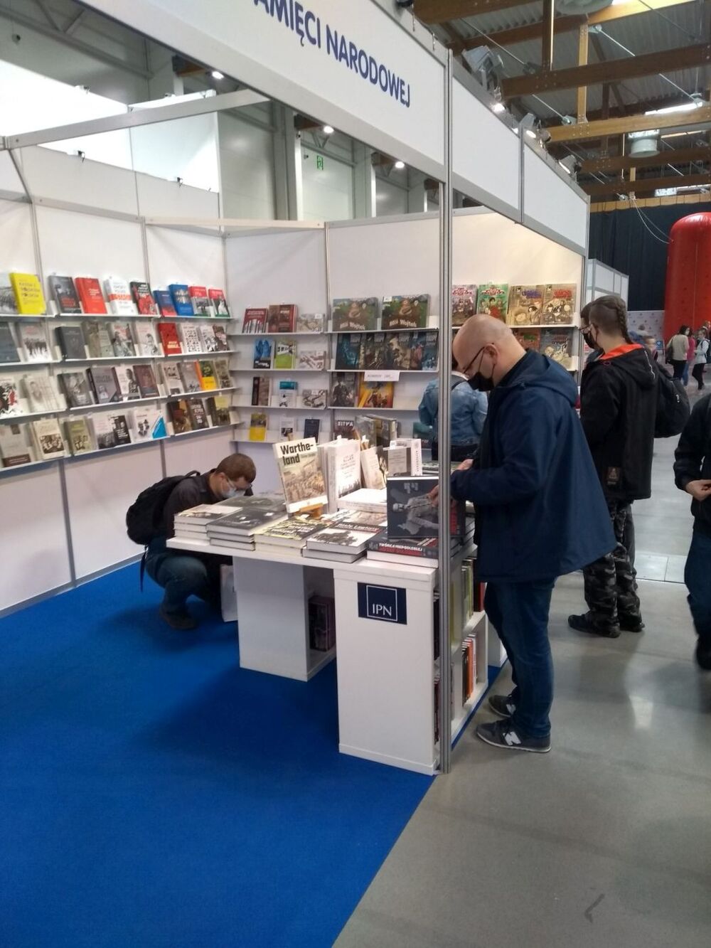 IPN na 24. Międzynarodowych Targach Książki w Krakowie – 14–17 października 2021 w EXPO Kraków. Fot. Tomasz Czopowicz (IPN)