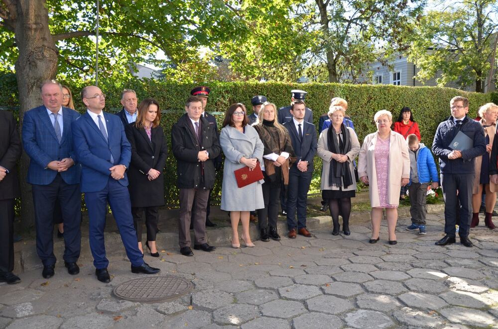 Uroczystość upamiętniająca Michała Kruka i Marię Grzegorzewską – uhonorowanych za pomoc niesioną Żydom w Przemyślu – 15 października 2021. Fot. Katarzyna Gajda-Bator (IPN Rzeszów)