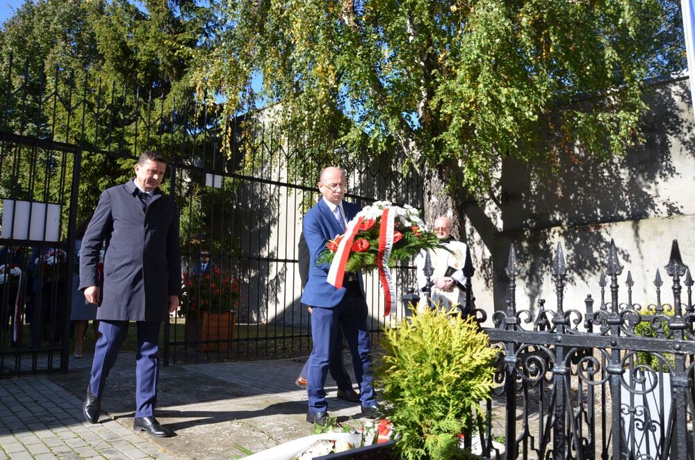 Uroczystość upamiętniająca Michała Kruka i Marię Grzegorzewską – uhonorowanych za pomoc niesioną Żydom w Przemyślu – 15 października 2021. Fot. Katarzyna Gajda-Bator (IPN Rzeszów)