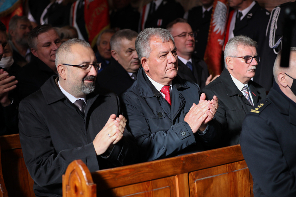 Uroczystości upamiętniające żołnierzy Narodowego Zjednoczenia Wojskowego z ostatniego patrolu „Roja” – Pawłowo Kościelne, 16 października 2021. Fot. Mikołaj Bujak (IPN)