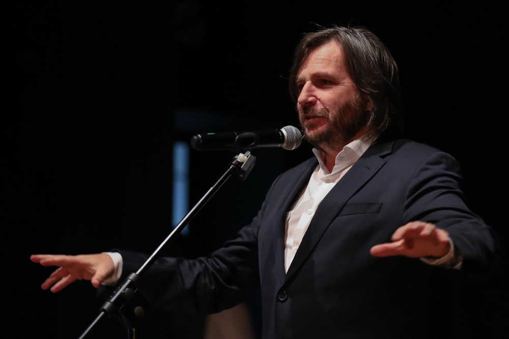 Arkadiusz Gołębiewski, dyrektor Festiwalu Filmowego Niepokorni Niezłomni Wyklęci. Fot. Mikołaj Bujak (IPN)