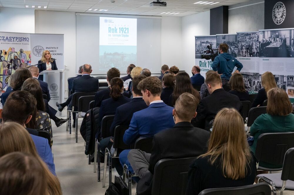 Otwarcie wystawy „Rok 1921 na Górnym Śląsku“ – Katowice, 20 października 2021. Fot. Mikołaj Bujak (IPN)