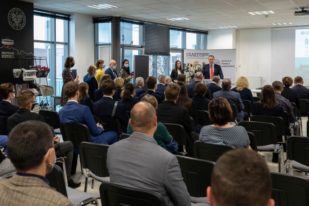 Otwarcie wystawy „Rok 1921 na Górnym Śląsku“ – Katowice, 20 października 2021. Fot. Mikołaj Bujak (IPN)