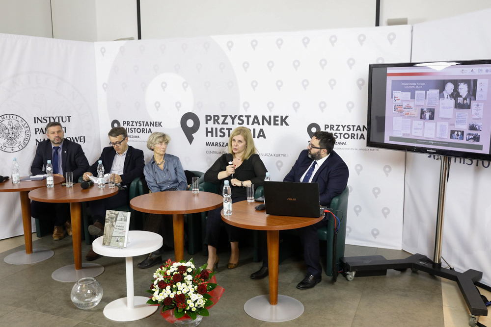 Dyskusja o książce „Władysław Siła-Nowicki. Żołnierz i konspirator 1939–1956” – 20 października 2021. Fot. Sławek Kasper (IPN)