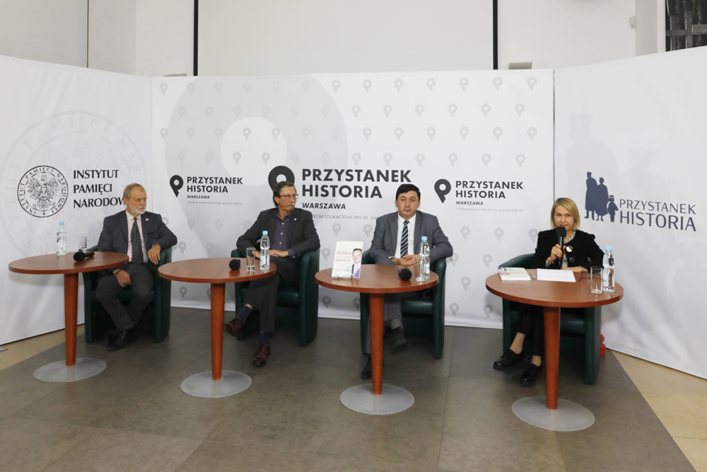 Dyskusja „Na tropie zdrady elit – spojrzenie Jerzego Łojka” – Warszawa, 20 października 2021. Fot. Piotr Życieński (IPN)