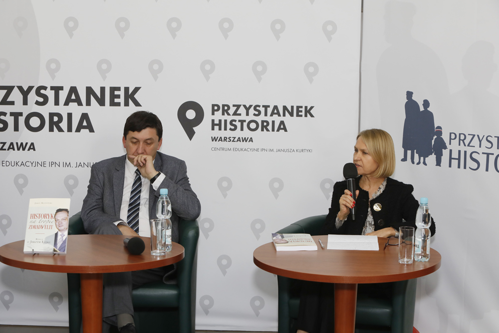 Dyskusja „Na tropie zdrady elit – spojrzenie Jerzego Łojka” – Warszawa, 20 października 2021. Fot. Piotr Życieński (IPN)