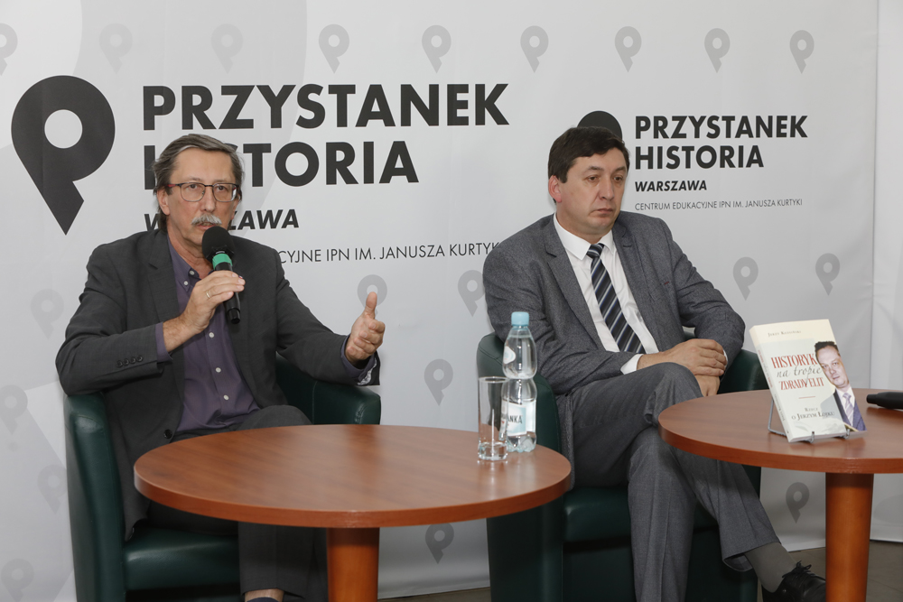 Dyskusja „Na tropie zdrady elit – spojrzenie Jerzego Łojka” – Warszawa, 20 października 2021. Fot. Piotr Życieński (IPN)