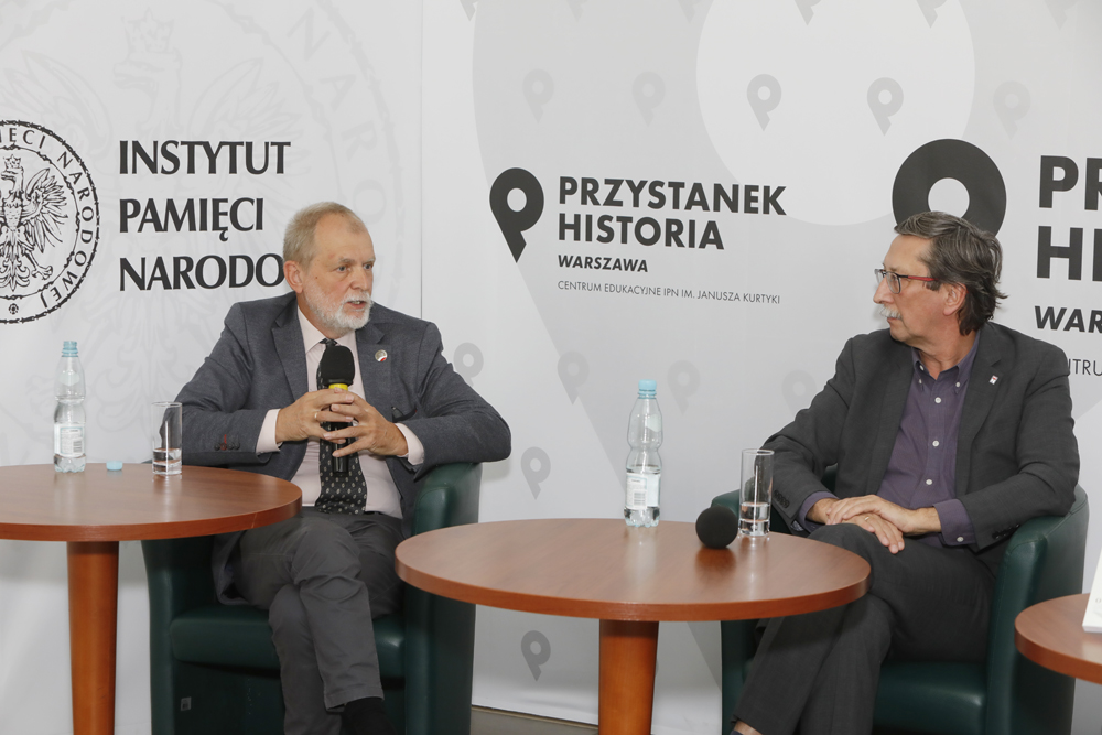 Dyskusja „Na tropie zdrady elit – spojrzenie Jerzego Łojka” – Warszawa, 20 października 2021. Fot. Piotr Życieński (IPN)