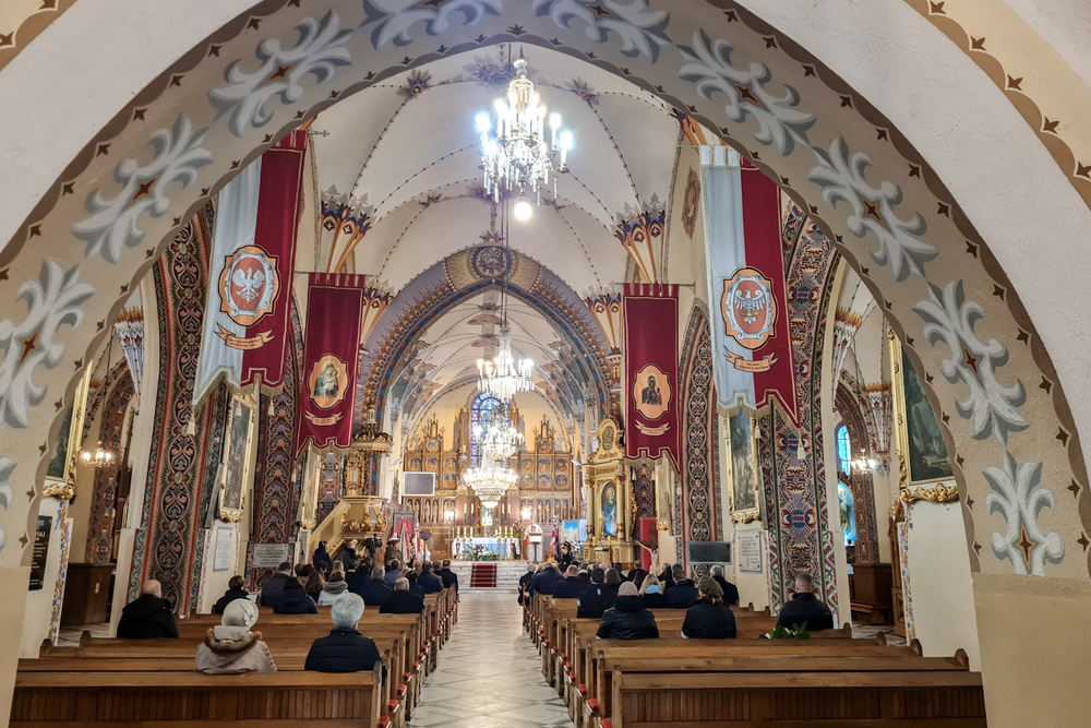 Msza św. w kościele pw. św. Józefa w Ciechanowie – 23 października 2021. Fot. Sławek Kasper (IPN)