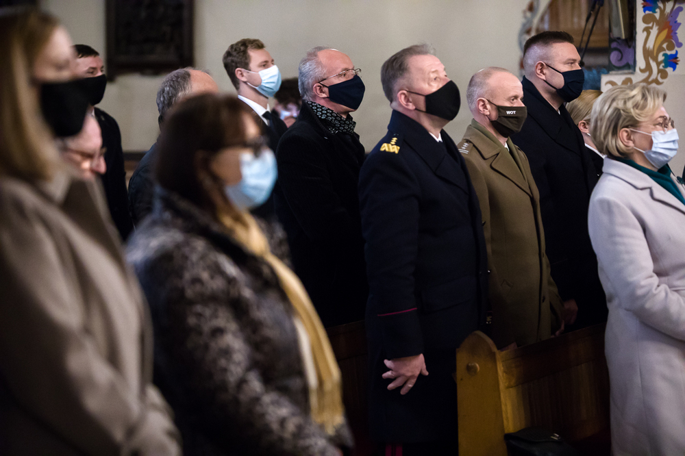 Msza św. w kościele pw. św. Józefa w Ciechanowie – 23 października 2021. Fot. Sławek Kasper (IPN)