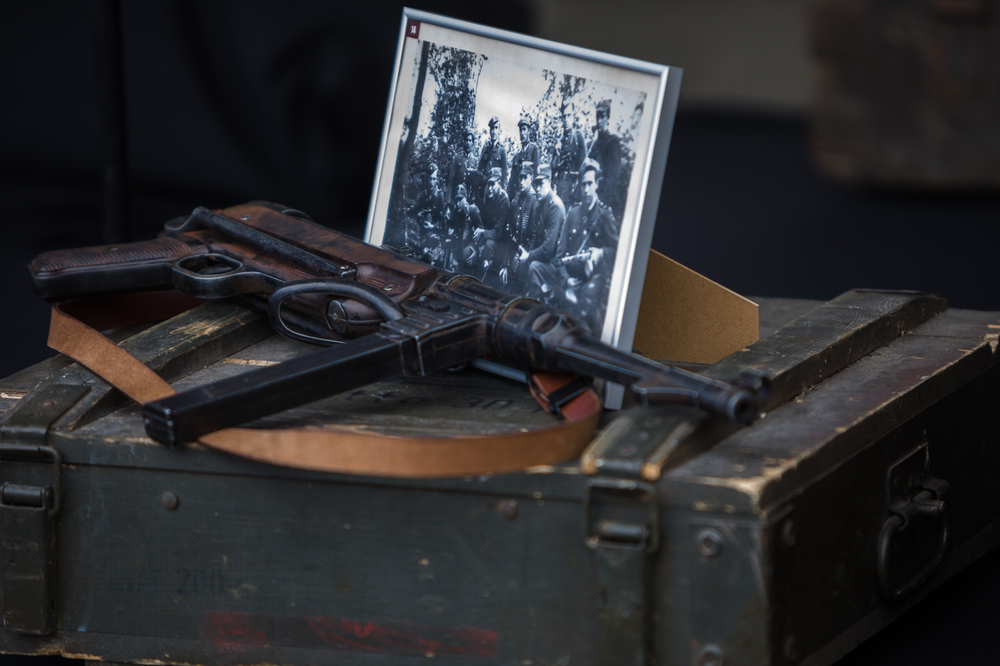 Uroczystość nadania dworcowi kolejowemu w Ciechanowie imienia por. Romana Dziemieszkiewicza – 23 października 2021. Fot. Sławek Kasper (IPN)