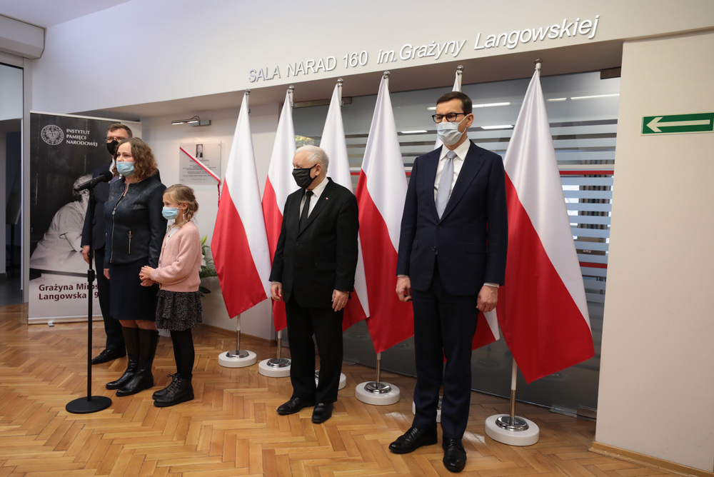 Wręczenie nagrody im. Grażyny Langowskiej – Olsztyn, 25 października 2021. Fot. Mikołaj Bujak (IPN)