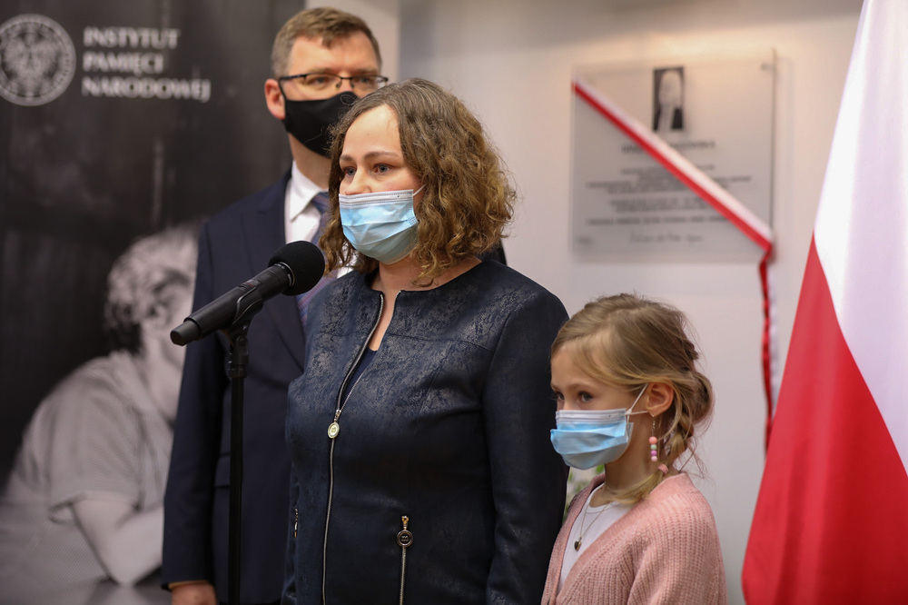 Wręczenie nagrody im. Grażyny Langowskiej – Olsztyn, 25 października 2021. Fot. Mikołaj Bujak (IPN)