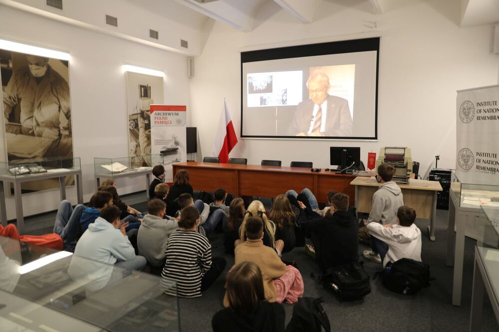 „Niepodlegli na obczyźnie” – dni otwarte dla szkół w Archiwum IPN przy ul. Kłobuckiej 21 w Warszawie – 25–26 października 2021. Fot. Karol Starowicz
