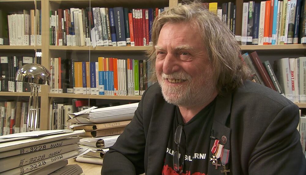 Kadr z programu „Przystanek Historia” w TVP Historia, odc. 42