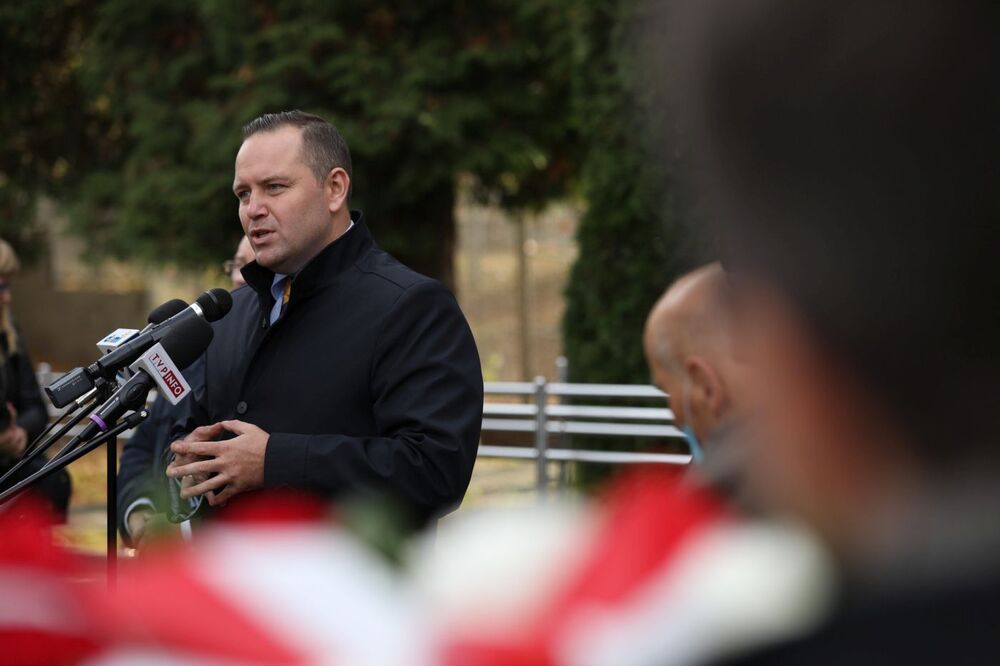 Briefing dotyczący uczczenia 40. rocznicy strajku w Wyższej Szkole Inżynierskiej w Radomiu w 1981 r. – 26 października 2021. Fot. Mikołaj Bujak (IPN)
