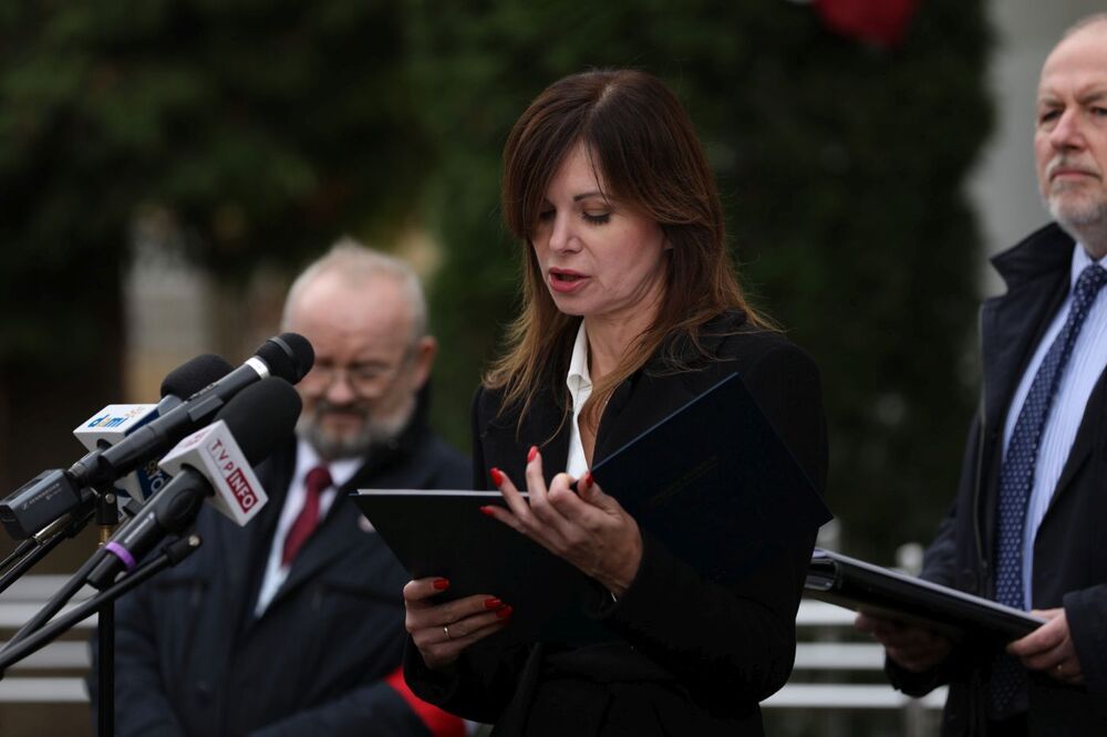 Briefing dotyczący uczczenia 40. rocznicy strajku w Wyższej Szkole Inżynierskiej w Radomiu w 1981 r. – 26 października 2021. Fot. Mikołaj Bujak (IPN)