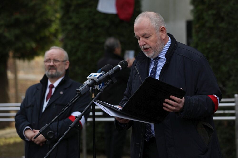 Briefing dotyczący uczczenia 40. rocznicy strajku w Wyższej Szkole Inżynierskiej w Radomiu w 1981 r. – 26 października 2021. Fot. Mikołaj Bujak (IPN)