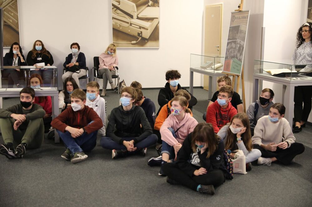 „Niepodlegli na obczyźnie” – dni otwarte dla szkół w Archiwum IPN przy ul. Kłobuckiej 21 w Warszawie – 25–26 października 2021. Fot. Karol Starowicz