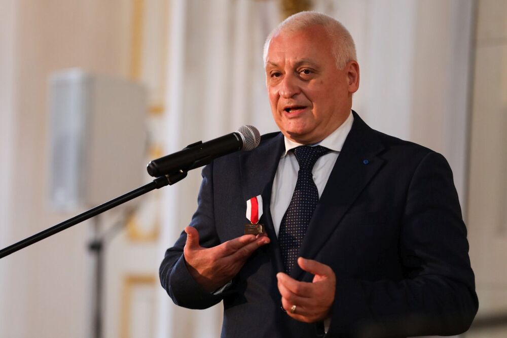 Marco Patricelli, autor pierwszej monografii w języku włoskim poświęconej rotmistrzowi Pileckiemu. Fot. Mikołaj Bujak (IPN)