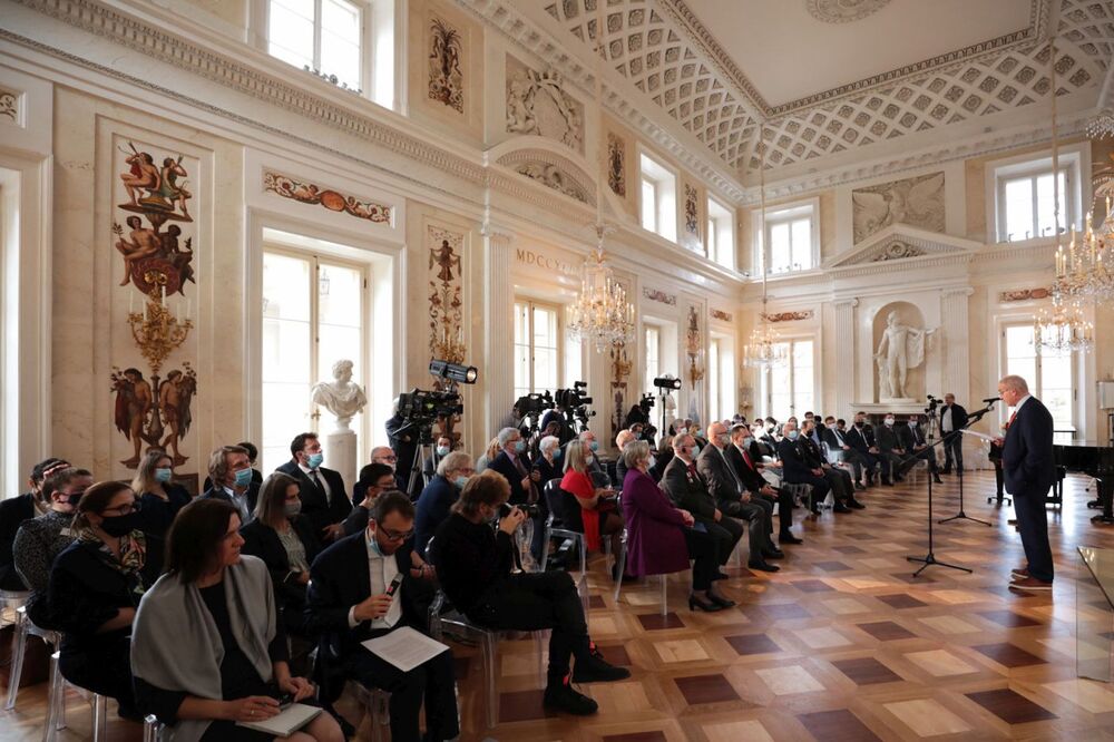 Uroczystość wręczenia nagród „Świadek Historii” osobom i organizacjom spoza Polski – Warszawa, 27 października 2021. Fot. Mikołaj Bujak (IPN)