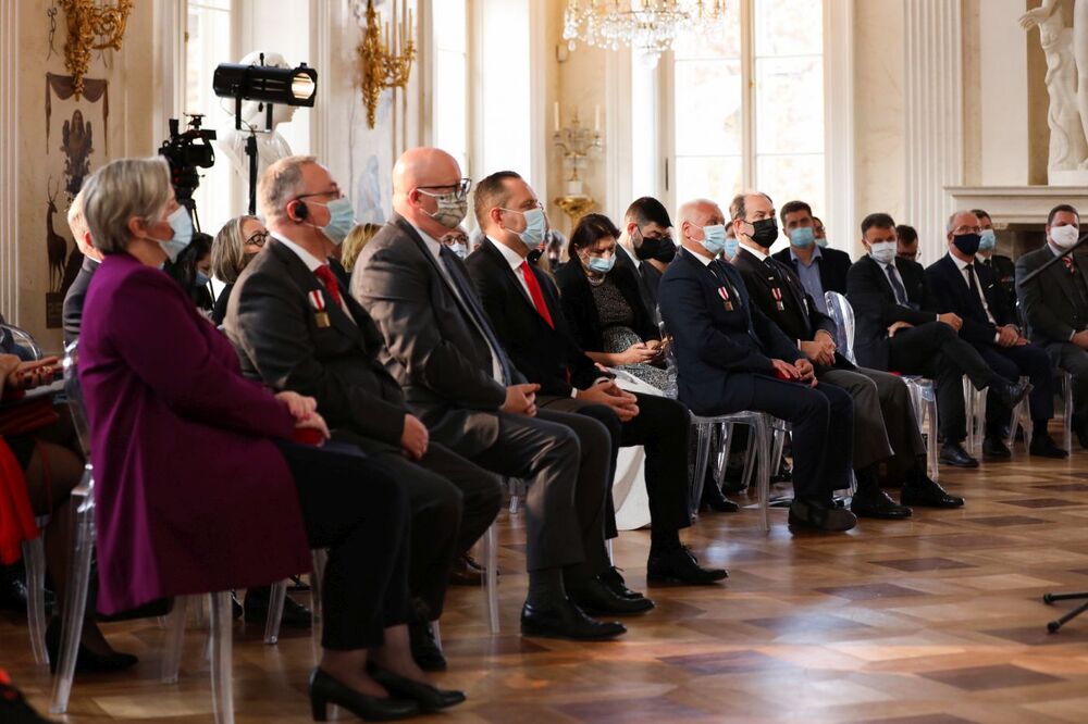 Uroczystość wręczenia nagród „Świadek Historii” osobom i organizacjom spoza Polski – Warszawa, 27 października 2021. Fot. Mikołaj Bujak (IPN)