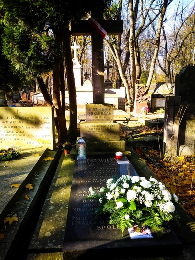 Oznaczone mogiły na Cmentarzu Powązkowskim - fot. AW/BUWiM
