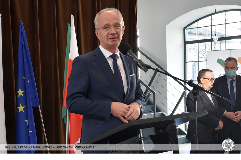 Zastępca prezesa IPN dr hab. Krzysztof Szwagrzyk. Fot. Adam Pacześniak (IPN)