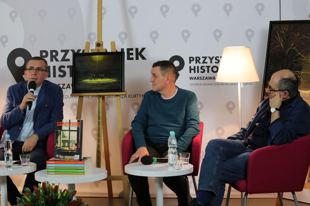 Dyskusja o najnowszym numerze „CzasyPisma” (nr 19) – Warszawa, 3 listopada 2021. Fot. Aleksandra Wierzchowska (IPN)