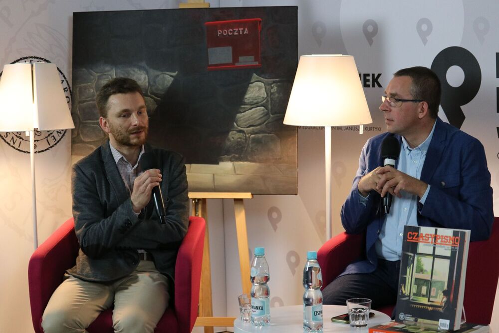 Dyskusja o najnowszym numerze „CzasyPisma” (nr 19) – Warszawa, 3 listopada 2021. Fot. Aleksandra Wierzchowska (IPN)