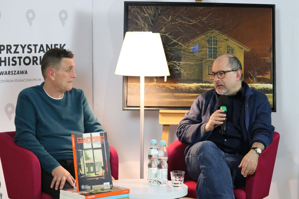 Dyskusja o najnowszym numerze „CzasyPisma” (nr 19) – Warszawa, 3 listopada 2021. Fot. Aleksandra Wierzchowska (IPN)