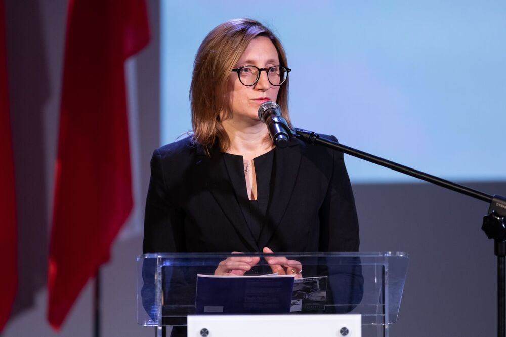 Dyrektor Archiwum IPN Marzena Kruk – Białystok, 4 listopada 2021. Fot. Mikołaj Bujak (IPN)