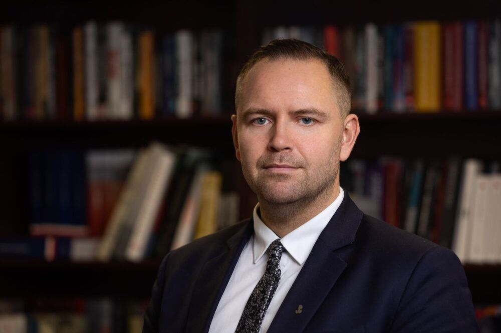 Prezes Instytutu Pamięci Narodowej dr Karol Nawrocki. Fot. Mikołaj Bujak (IPN)