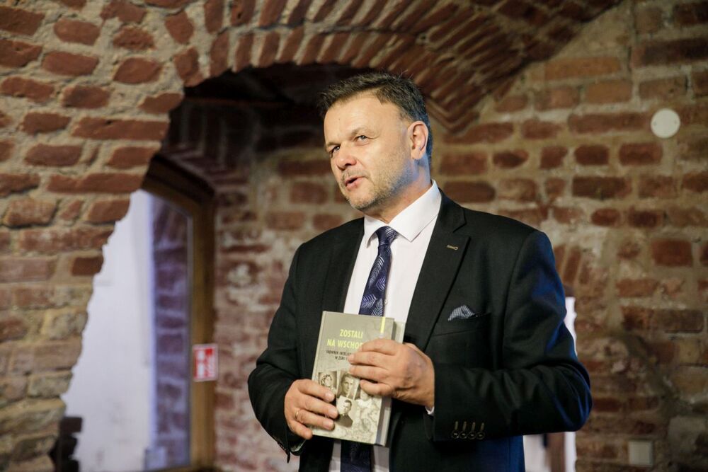 Adam Hlebowicz w Muzeum Mickiewicza w Wilnie