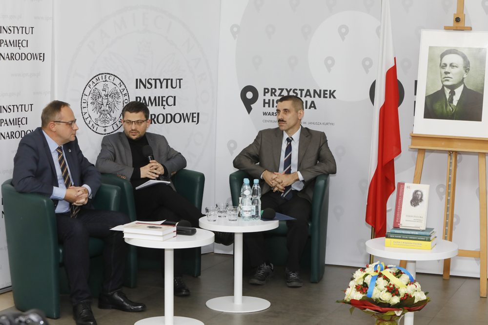 Dyskusja o książce: „Symon Petlura. Przywódca niepodległej Ukrainy” – 9 listopada 2021. Fot. Piotr Życieński (IPN)