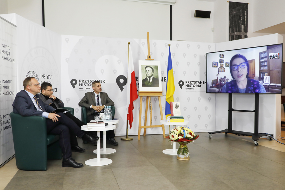 Dyskusja o książce: „Symon Petlura. Przywódca niepodległej Ukrainy” – 9 listopada 2021. Fot. Piotr Życieński (IPN)