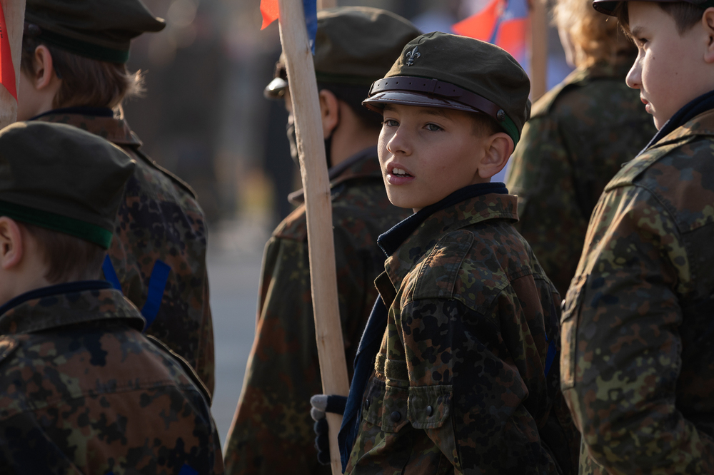 Obchody Narodowego Święta Niepodległości na placu Marszałka Piłsudskiego w Warszawie – 11 listopada 2021. Fot. Mikołaj Bujak (IPN)