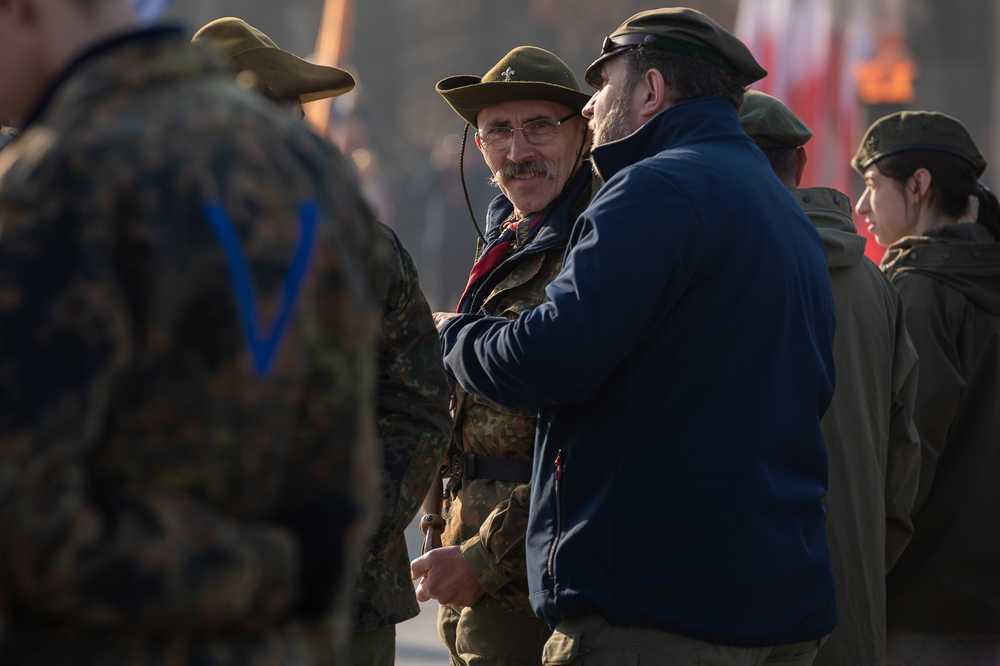 Obchody Narodowego Święta Niepodległości na placu Marszałka Piłsudskiego w Warszawie – 11 listopada 2021. Fot. Mikołaj Bujak (IPN)