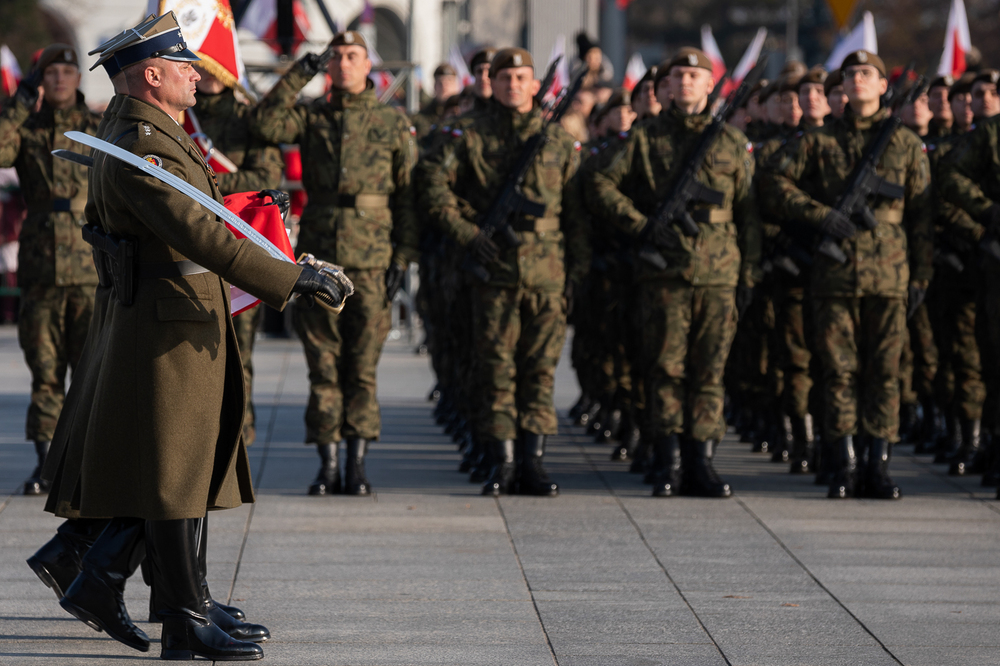 Obchody Narodowego Święta Niepodległości na placu Marszałka Piłsudskiego w Warszawie – 11 listopada 2021. Fot. Mikołaj Bujak (IPN)